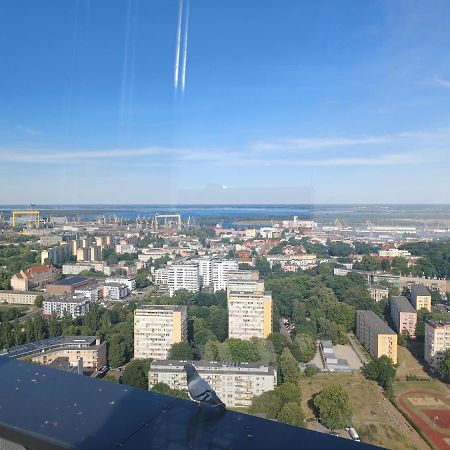 Hanza Tower Ajp Lux Apartment ชเตชชิน ภายนอก รูปภาพ